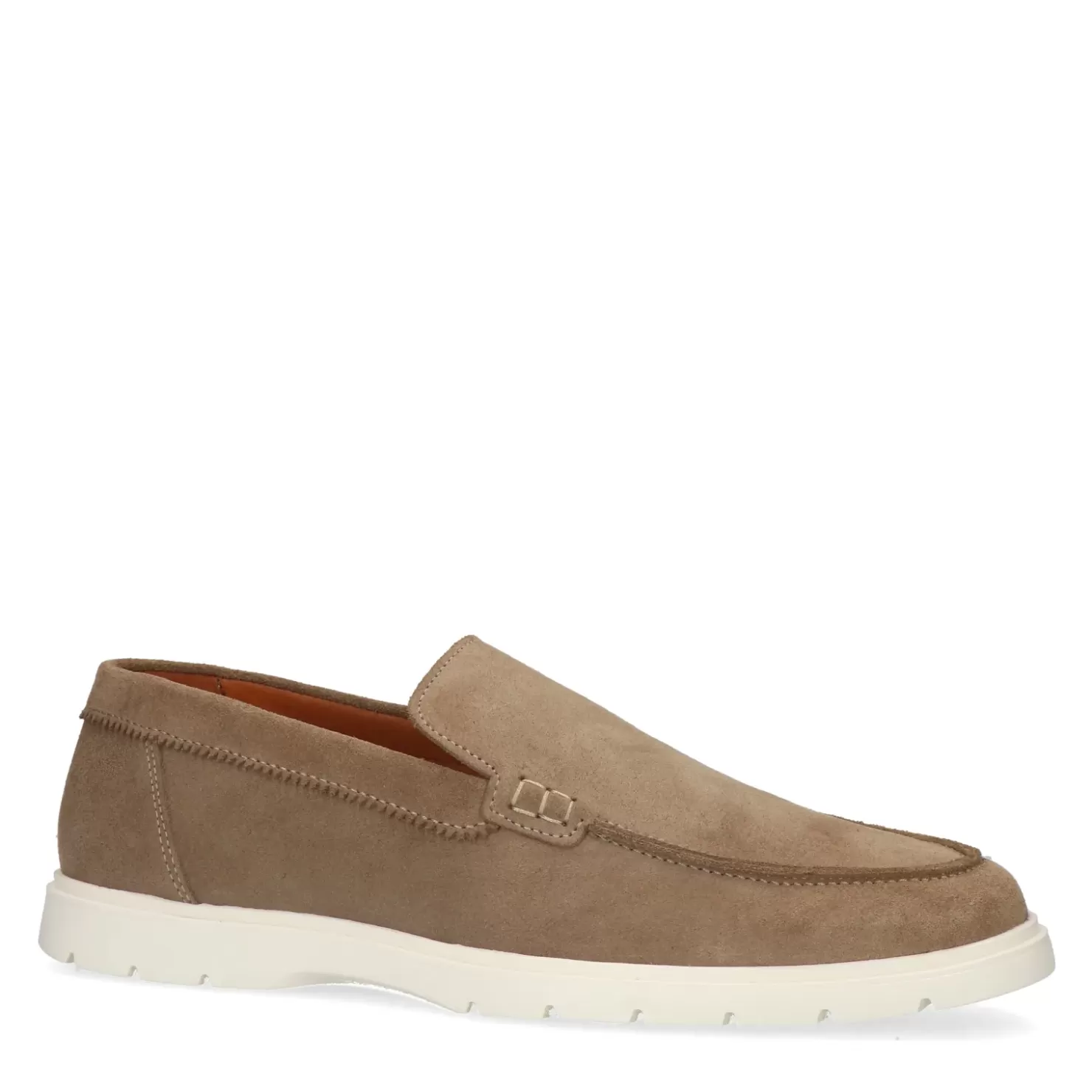 Clearance Suede Loafers - Beige Men Moccasins