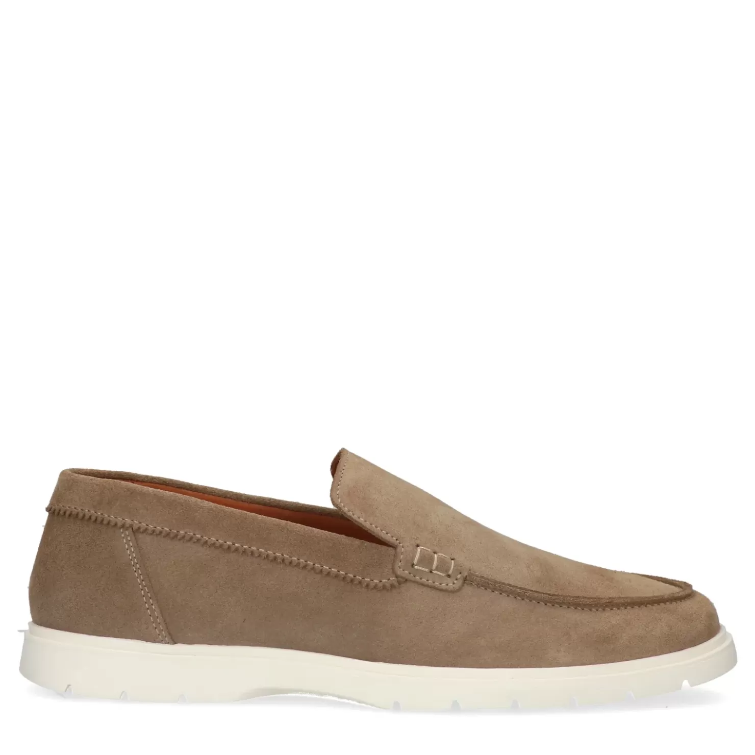 Clearance Suede Loafers - Beige Men Moccasins