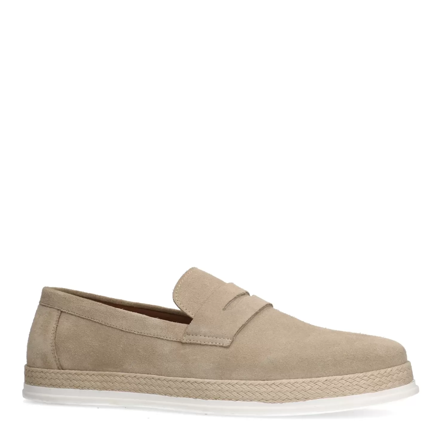 Sale Suede Loafers - Beige Men Moccasins