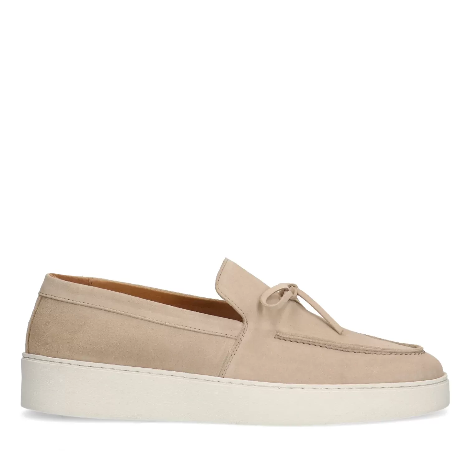 Best Suede Loafers - Beige Men Moccasins