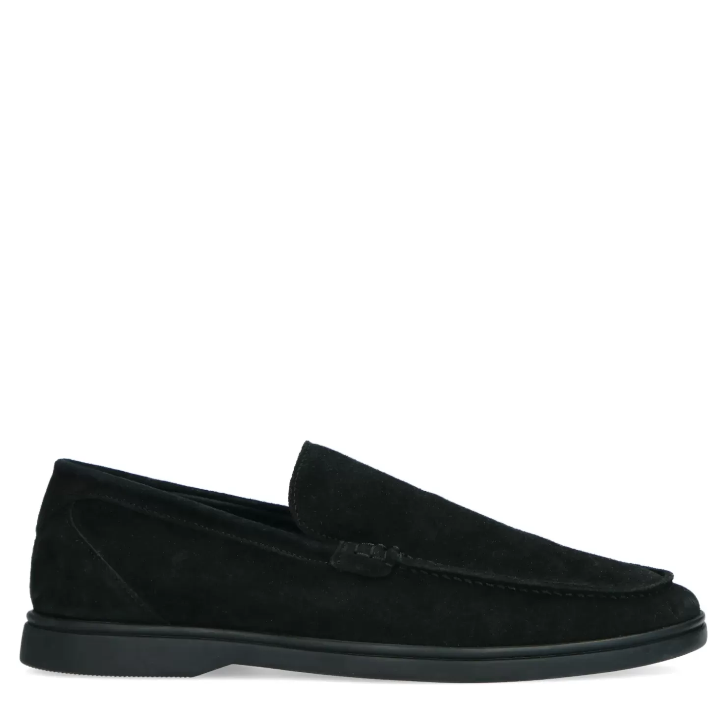 Fashion Suede Loafers - Black Men Moccasins