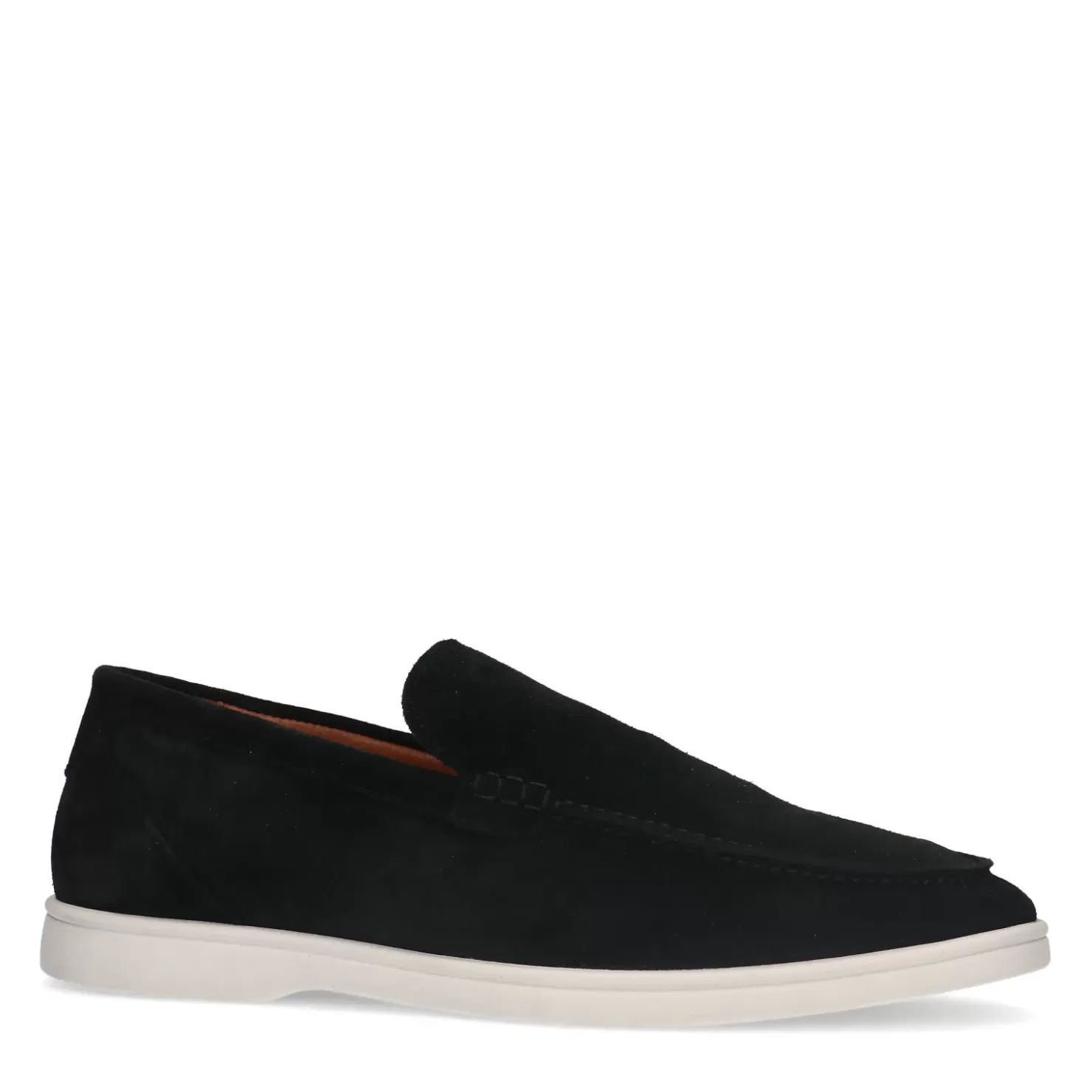 Hot Suede Loafers - Black Men Moccasins