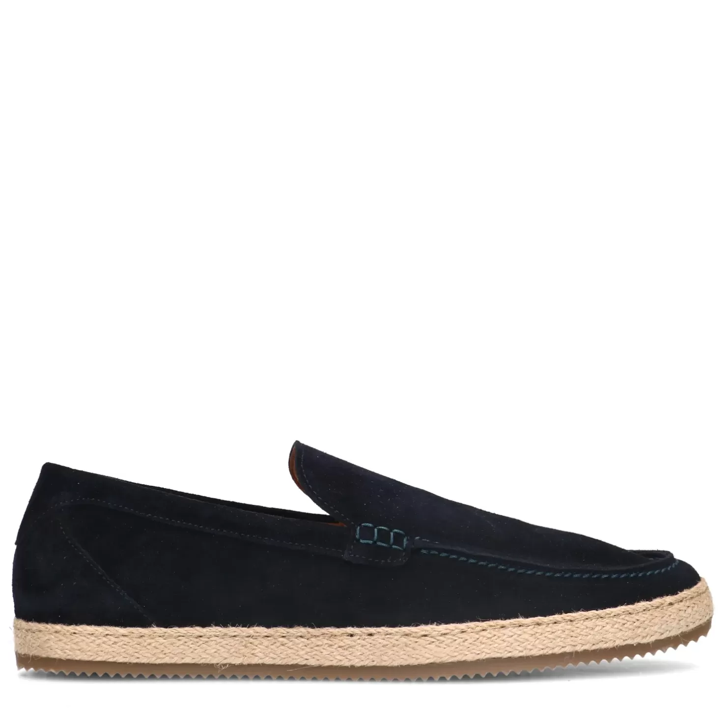 Fashion Suede Loafers - Dark Blue Men Moccasins