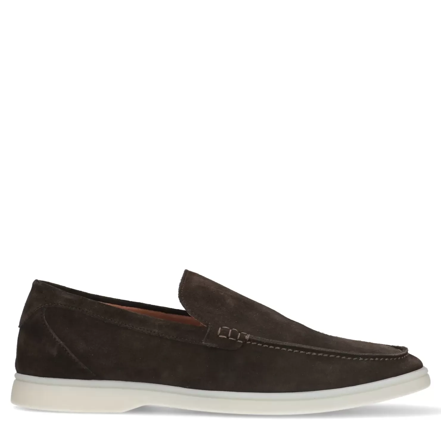 Store Suede Loafers - Dark Brown Men Moccasins