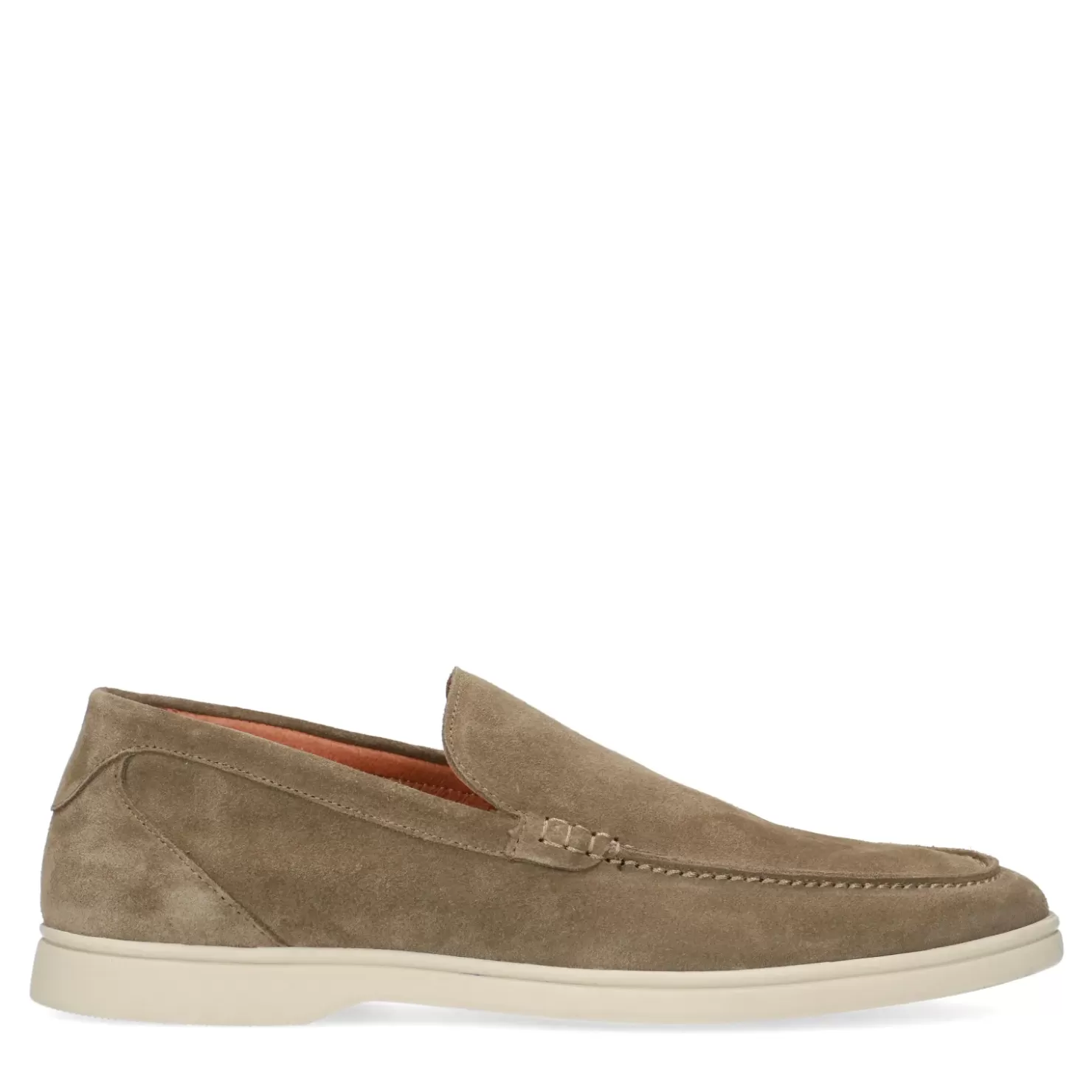 Discount Suede Loafers - Green Men Moccasins