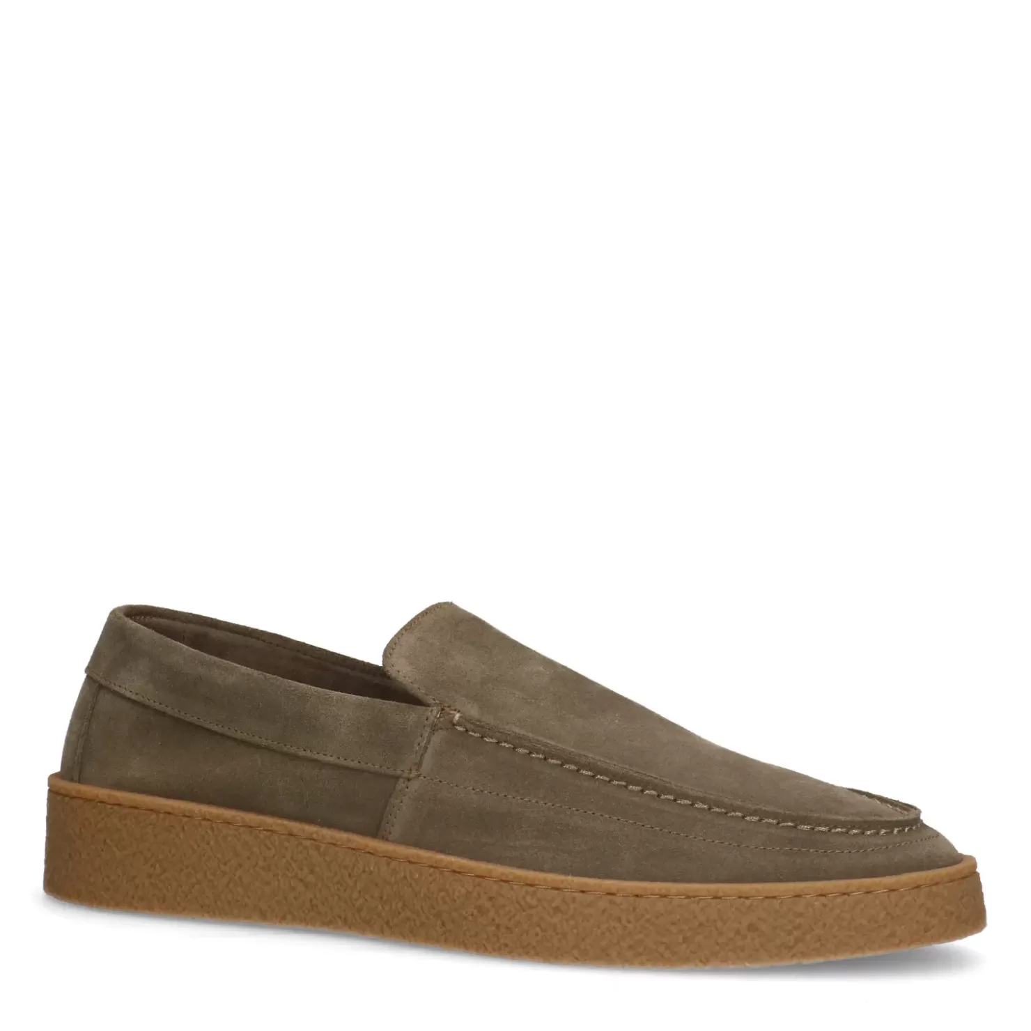 Cheap Suede Loafers - Khaki Men Moccasins