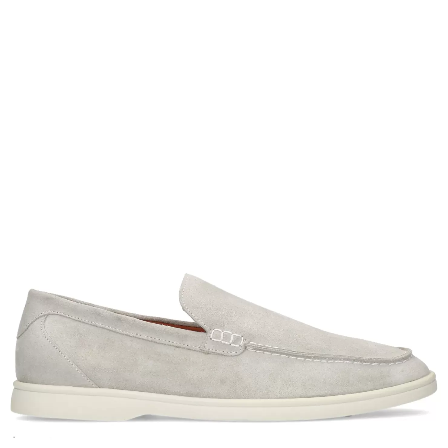 Best Sale Suede Loafers - Light Gray Men Moccasins