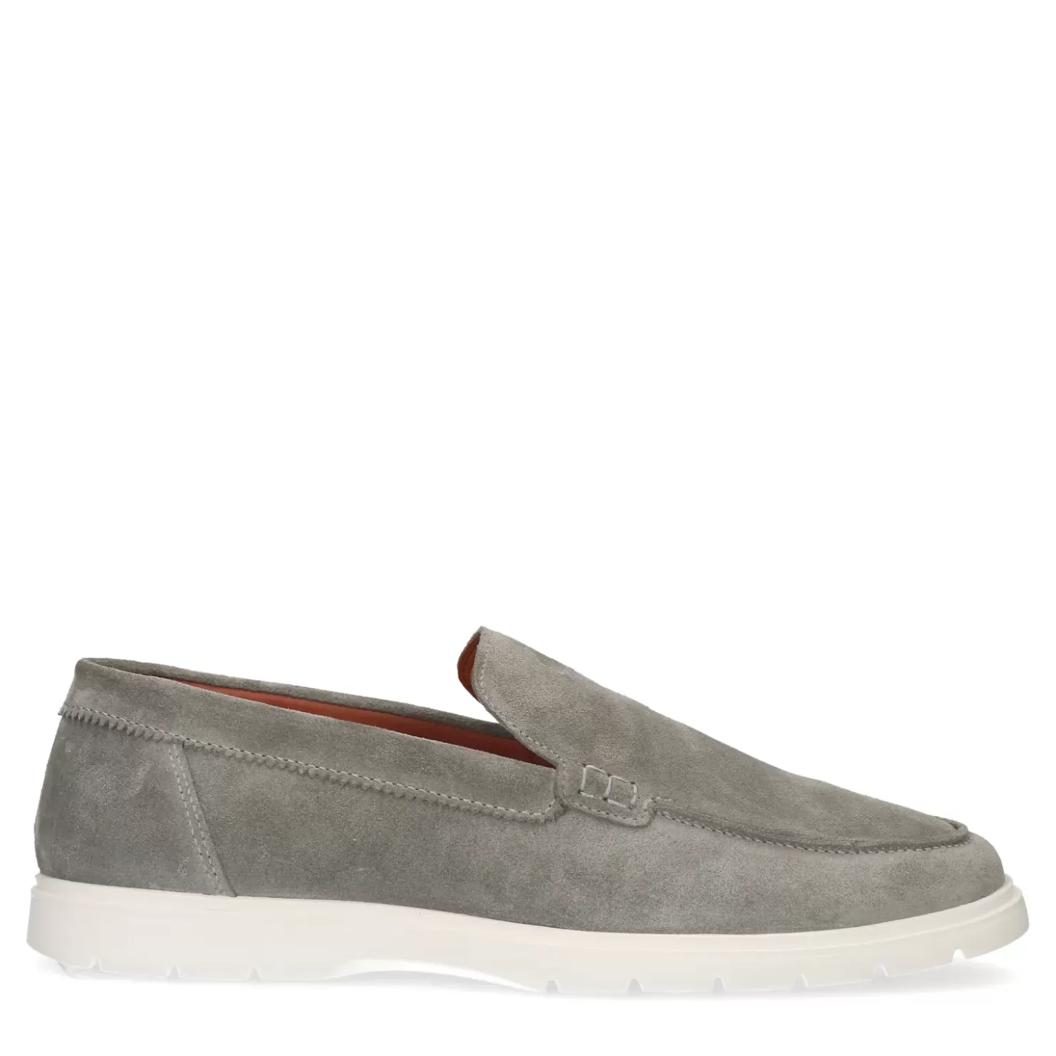 Flash Sale Suede Loafers - Light Gray Men Moccasins