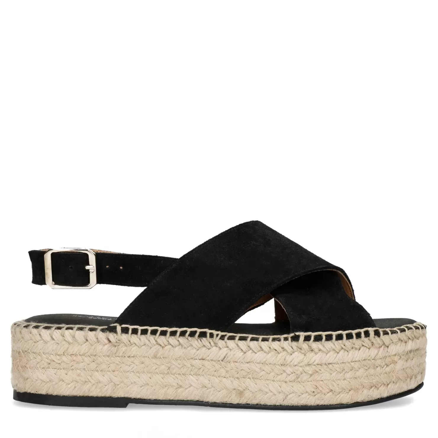 Clearance Suede Platform Sandals - Black Women Sandals