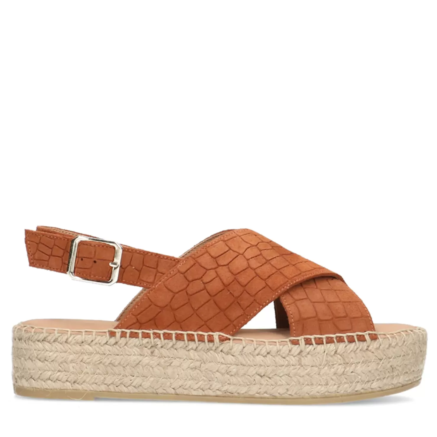 Clearance Suede Platform Sandals - Brown Women Sandals