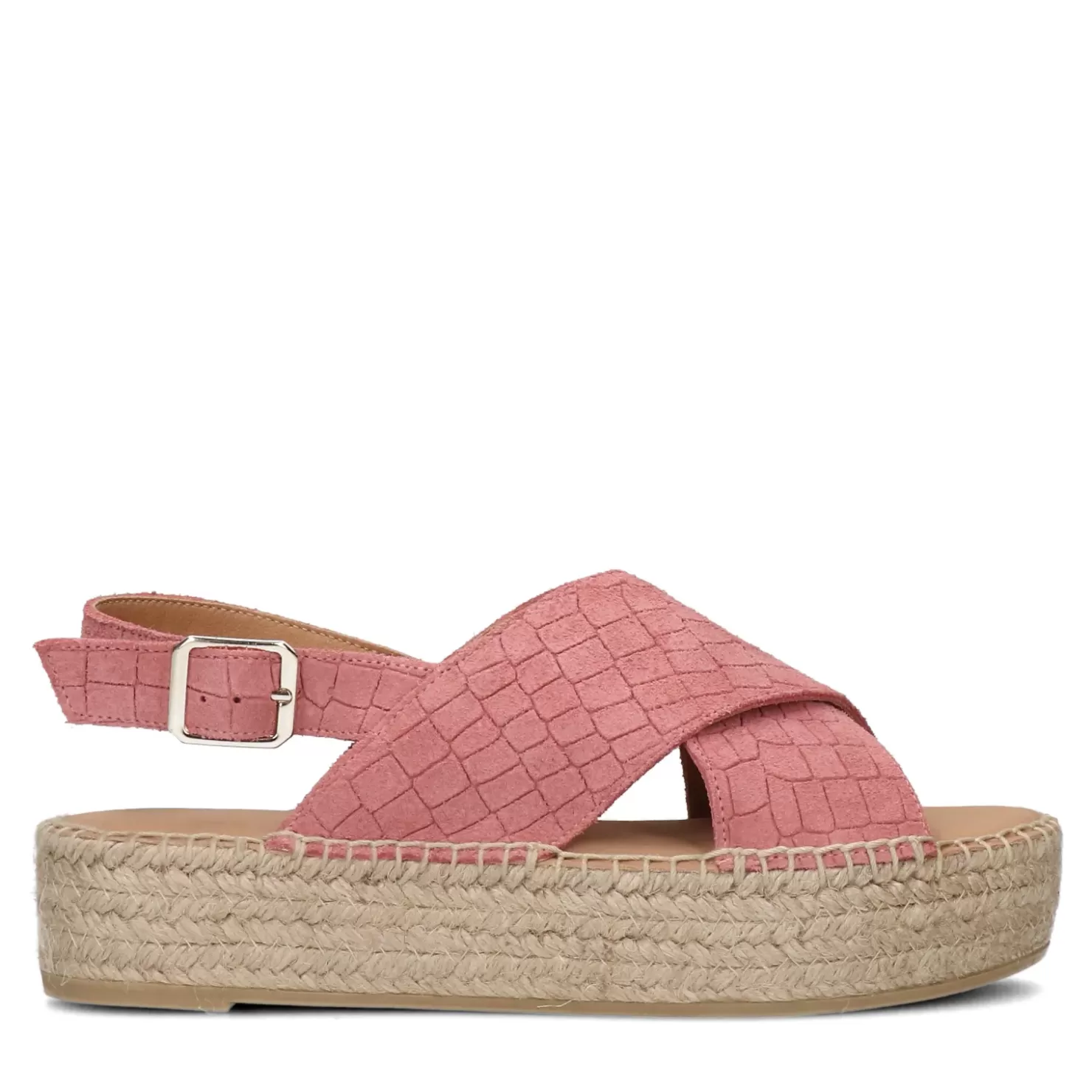 Fashion Suede Platform Sandals - Pink Women Sandals