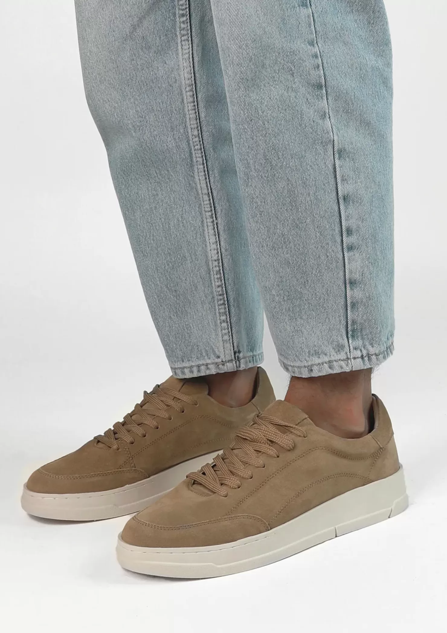 Best Suede Sneakers - Beige Men Sneakers