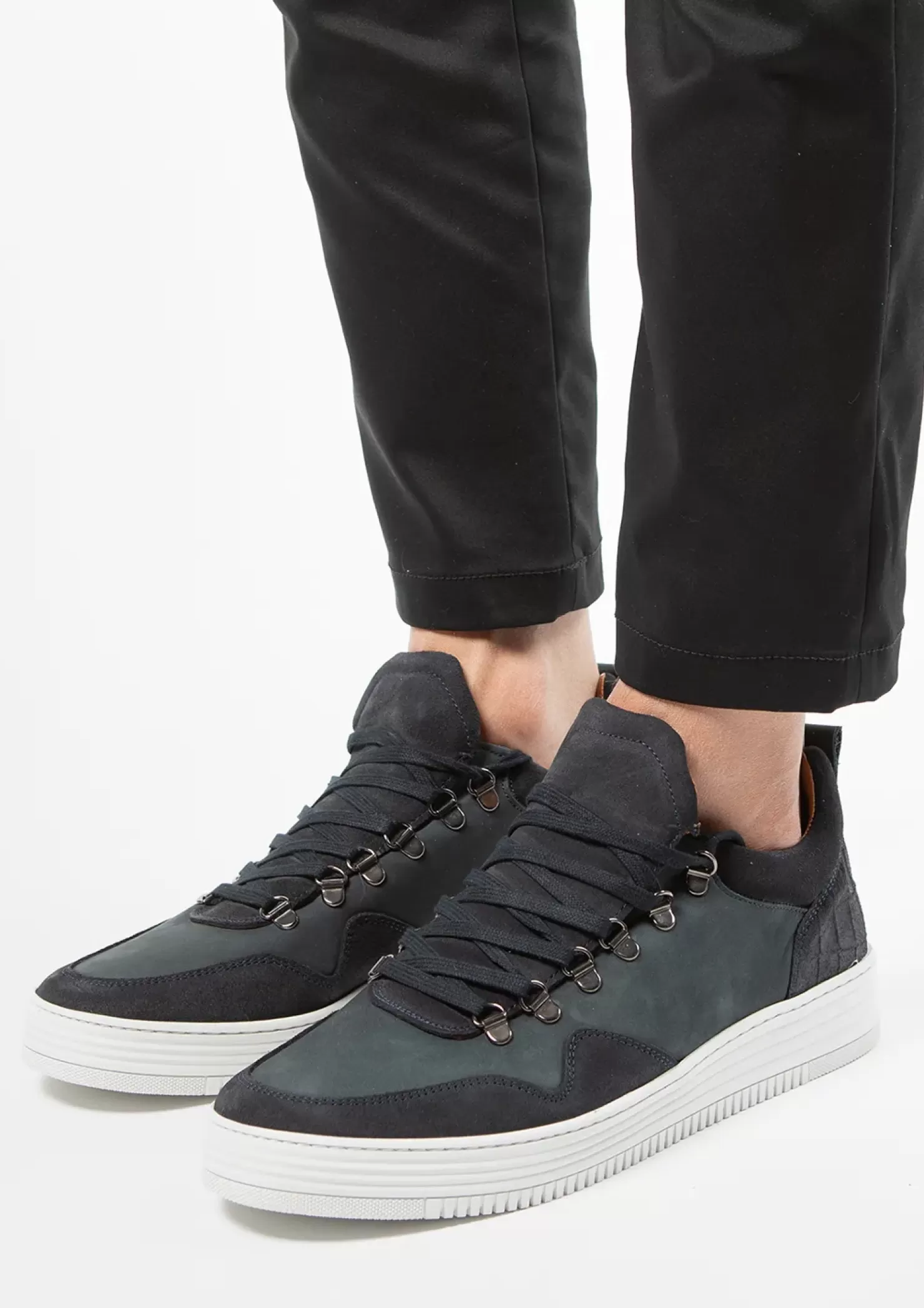 Best Suede Sneakers - Blue Men Sneakers