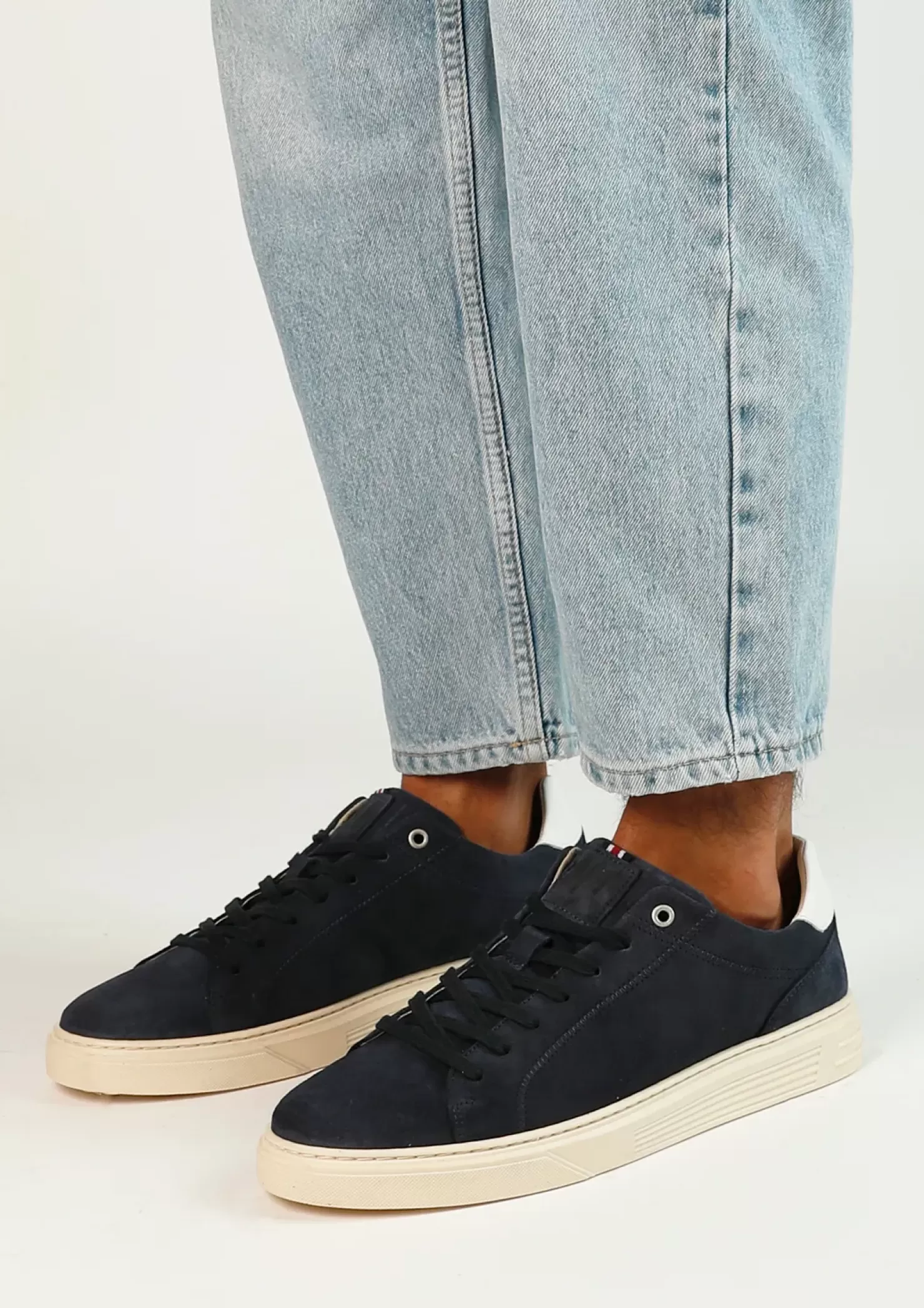 Fashion Suede Sneakers - Dark Blue Men Sneakers