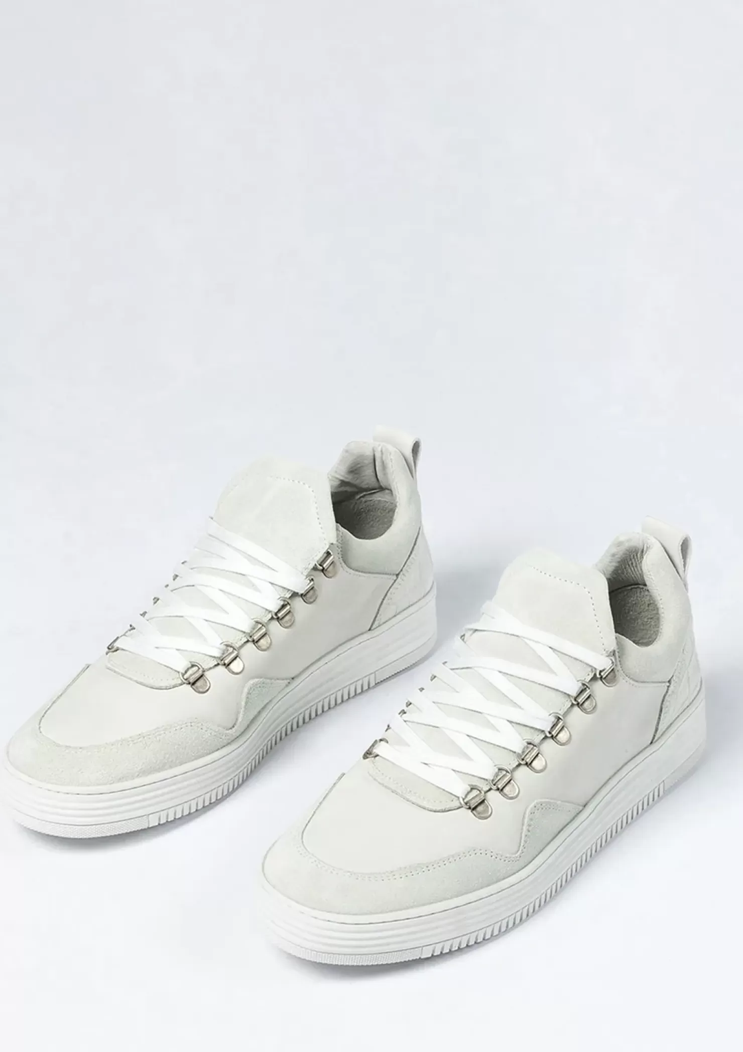 Cheap Suede Sneakers - White Men Sneakers