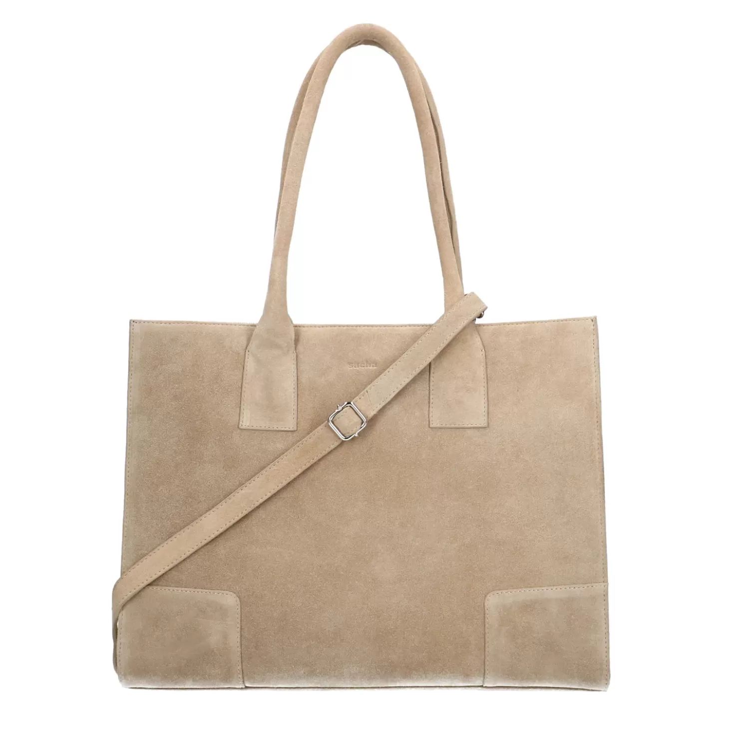 Best Suede Tote Bag - Beige Women Crossbody Bags