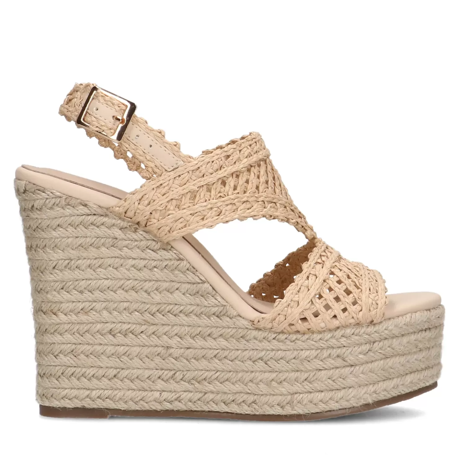 Discount Wedge Heel Sandals - Beige Women Sandals