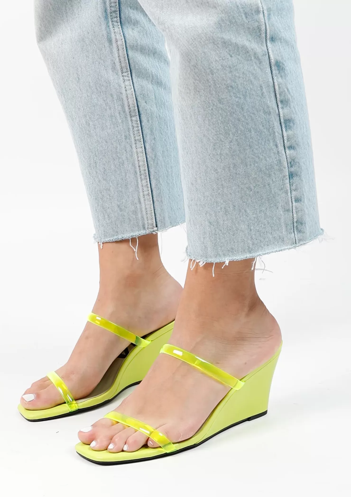 Shop Wedge Heel Sandals - Green Women Sandals