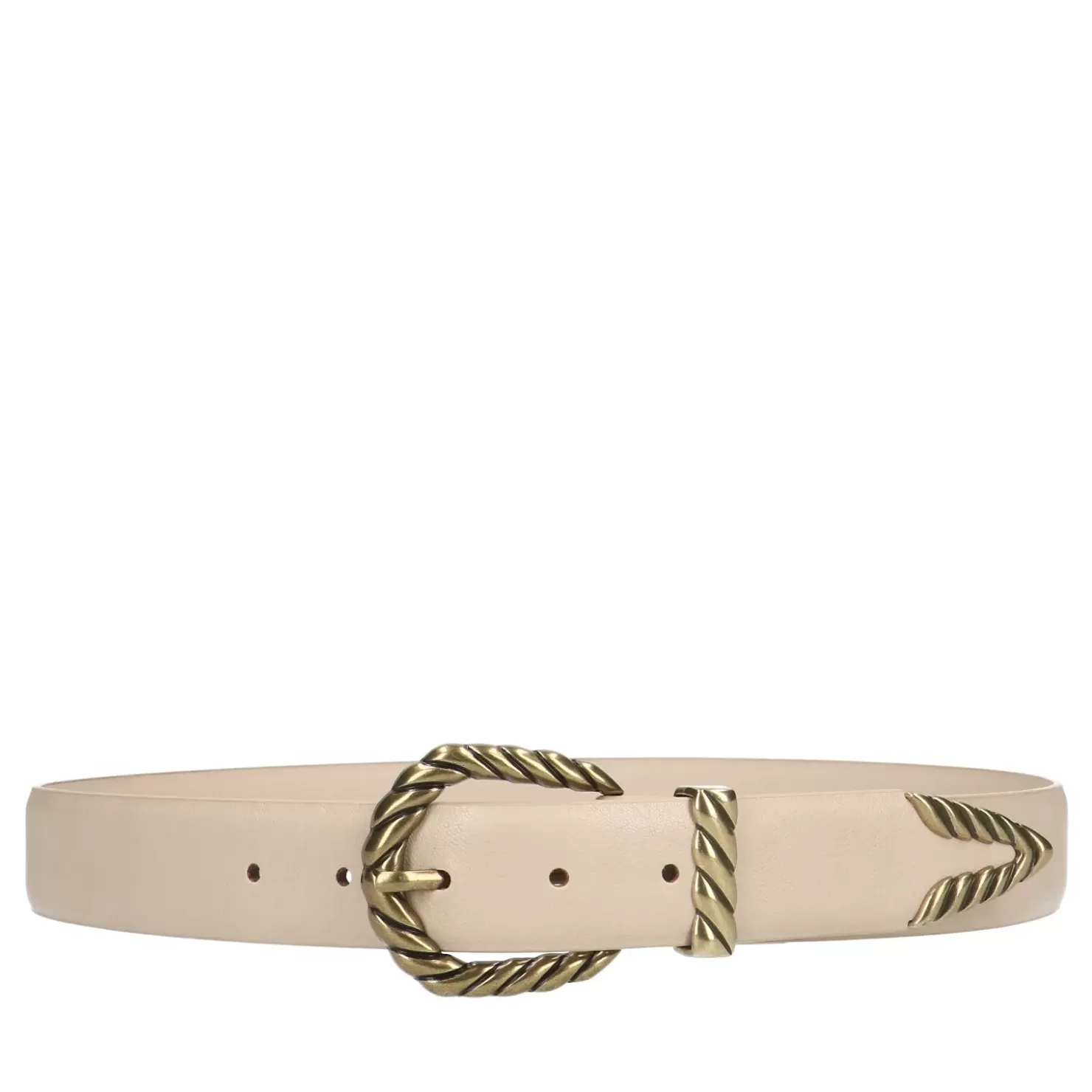 Cheap Western Belt With Buckle - Beige Women Belt