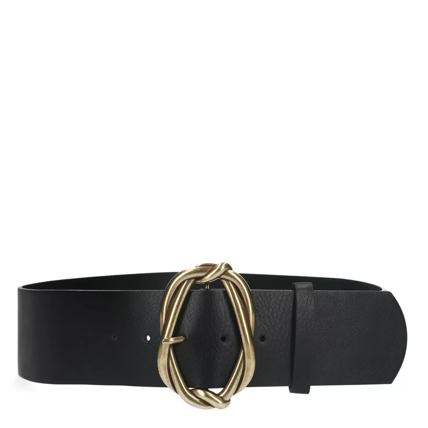 Best Wide Belt With Buckle - Black Women Belt